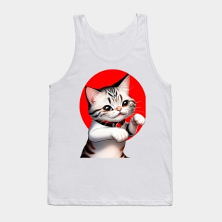 funny cat Tank Top